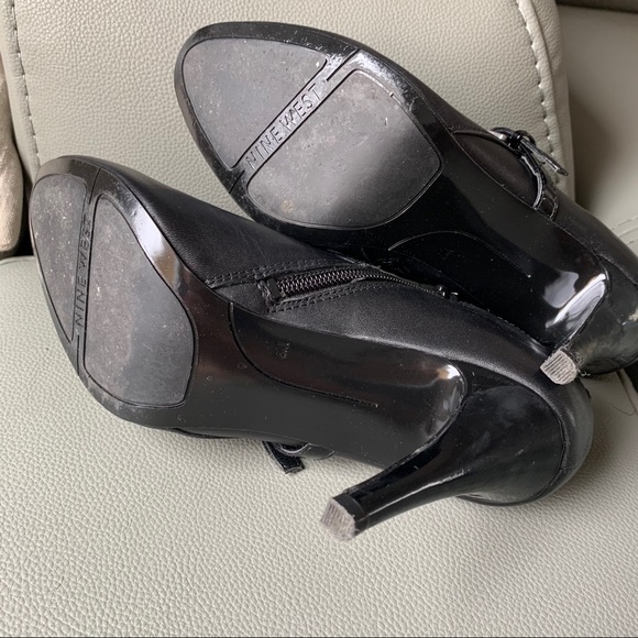 Worn twice NINE WEST leather heels - Picture 6 of 13